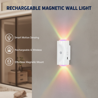 Oppladbar magnetisk vegglampe