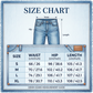 Women's Casual Ripped Wide-Leg Jeans