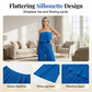 Women's Strapless Top & Wide-Leg Pants Set