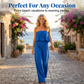 Women's Strapless Top & Wide-Leg Pants Set