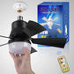 🔥Salg – 50 % rabatt – 🎁 2-i-1 bærbar takvifte og lampe med fjernkontroll