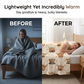 ⏳Siste dag i salget – 50 % rabatt!⏰Ultramyk flanellpledd med trykk