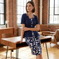 👗50 % RABATT NÅ! 🤍Sett med fargesatt penneskjørt og topp – figursmykkende, stilig og perfekt til kontoret, middag og spesielle anledninger – allsidig todelt sett ✨