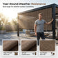 ❄️Zomerfresh 50% Korting!☀️UV-bestendig Schaduwdoek voor Tuin & Terras – Ademend Zonnescherm Net met Versterkte Randen