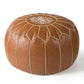 Vintage, rund marokkansk puff