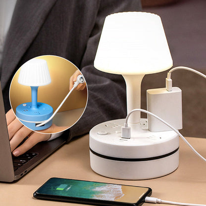 💡 Nattbordslampe med ladestasjon – Lys opp og lad opp nattbordet ditt 🔌