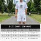 2-delers sett med casual topp og shorts for menn – løs passform, pustende og fargebestandig grafisk trykk 😎👕