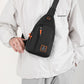 🎒50% RABATT! Vanntett skulderveske med flere lommer & hodetelefonutgang