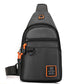 🎒50% RABATT! Vanntett skulderveske med flere lommer & hodetelefonutgang