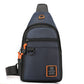 🎒50% RABATT! Vanntett skulderveske med flere lommer & hodetelefonutgang