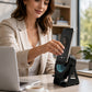 Induksjonslader med høyttaler og telefonholder