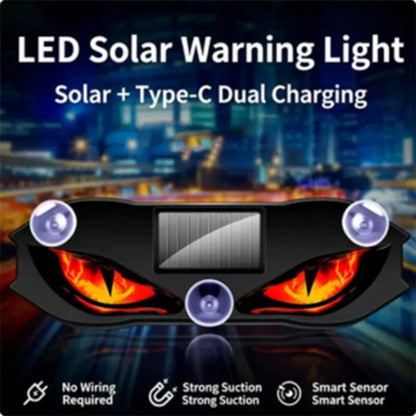 🚗🔆 Solcelledrevet LED-varsellampe for biler – 50 % rabatt! Solcelledrevet, værbestandig, slås automatisk på når det blir mørkt – for økt sikkerhet ved veikanten. 🔥🛡️