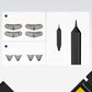3-i-1-sett med eyeliner og stempel til nedre vippekant