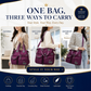 👜50 % RABATT PÅ BEGRENSET SALG! Vanntett Oxford-veske med stor kapasitet for kvinner, veske med flere lommer og 3 bæremåter, crossbody-skulderveske for daglige reiser, jobb og shopping