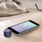 Bærbar, plug-in-forstærker for mobiltelefoner