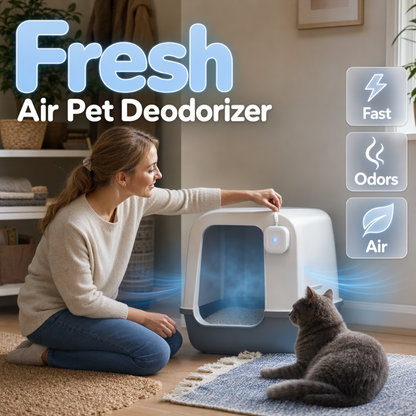 🔥50 % rabatt i en begrenset periode! 🌬️Si farvel til ubehagelige lukter med denne! Smart Quiet Pet Odor Eliminator