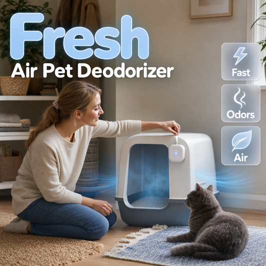 🔥50 % rabatt i en begrenset periode! 🌬️Si farvel til ubehagelige lukter med denne! Smart Quiet Pet Odor Eliminator