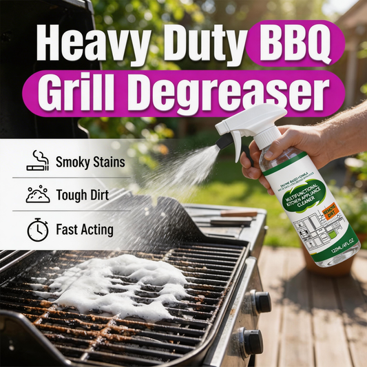 🥳2026 SUPERTILBUD🥳💞Over 50 000 solgt!💥🧯🔥 50 % RABATT! Kraftig avfettingsspray til grill – Virker raskt og løser opp fett umiddelbart. Bare spray og tørk av – ingen skrubbing. Få grillen til å skinne igjen på få minutter. 🍖✨