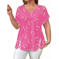 🌿☀️ LIMITED TIME 50% OFF! 🌸Women's Summer V-Neck Printed Top – Vibrant floral print & breezy fit – Brighten up every sunny day.