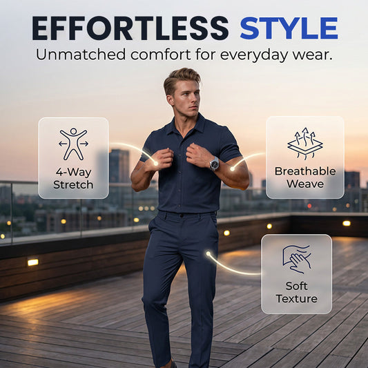 💥To-delt sett for menn – lett, uformell dress