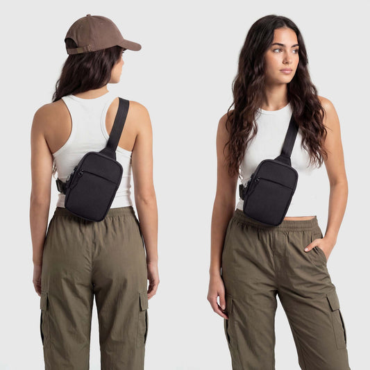 🔥50 % RABATT – BLITZTILBUD | Oppgradert 2.0-reiseslingbag ✅ Tyverisikret design og slitesterkt 500D-stoff