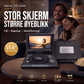 📺 7,8" HD bærbar DVD/EVD-spiller – stor skjerm, oppladbar og kompatibel med DVD/CD/USB/SD – perfekt for hjemme og reise 🔥 50 % rabatt
