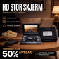 📺 7,8" HD bærbar DVD/EVD-spiller – stor skjerm, oppladbar og kompatibel med DVD/CD/USB/SD – perfekt for hjemme og reise 🔥 50 % rabatt