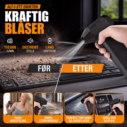 🔥 Så lenge lageret rekker – 50 % RABATT! 🎉 Ny forbedret kraftig høyhastighetsvifte