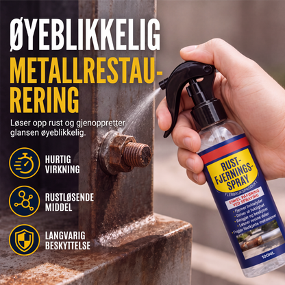 Multifunksjonell rustfjerningsspray og smøremiddel
