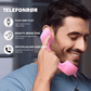 📞Retro telefonrør for iPhone og Android, vintage telefonmottaker med Type-C-tilkobling, HD-mikrofon og høyttaler
