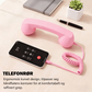 📞Retro telefonrør for iPhone og Android, vintage telefonmottaker med Type-C-tilkobling, HD-mikrofon og høyttaler