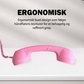 📞Retro telefonrør for iPhone og Android, vintage telefonmottaker med Type-C-tilkobling, HD-mikrofon og høyttaler