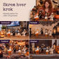 Halloween-skummel andefigur