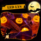 Batteridrevet Halloween-lyskjede med 2 lysmoduser