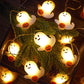 Batteridrevet Halloween-lyskjede med 2 lysmoduser