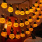 Batteridrevet Halloween-lyskjede med 2 lysmoduser