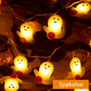 Batteridrevet Halloween-lyskjede med 2 lysmoduser