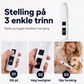 Elektrisk neglesliper for kjæledyr med LED-effektvisning