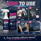 🔥 Limfjernerspray for flere overflater – Skånsom formel som løser opp klistremerker, tape og etiketter – Perfekt for glass, metall, plast og behandlet tre 🧴✨