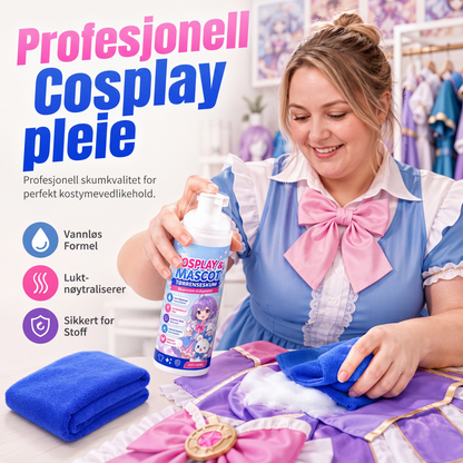 🥳2026 SUPERTILBUD🥳💞Over 50 000 solgt!🎭💨 50 % RABATT! Bærbar skumrenser – uten vann, uten skylling – fjerner sminke, svette og smuss fra gulvet. Perfekt til cosplay, furry-drakter og karnevalklær – hold deg frisk gjennom hele arrangementet! 👗✨