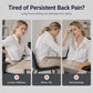 🪑 Ergonomisk memoryskum-sitepute med ryggstøtte – hold deg komfortabel hele dagen, perfekt til kontoret, bilen og hjemmet ✨