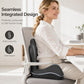 🪑 Ergonomisk memoryskum-sitepute med ryggstøtte – hold deg komfortabel hele dagen, perfekt til kontoret, bilen og hjemmet ✨