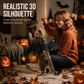 Halloween-kostyme med flaggermusvinger til kjæledyr