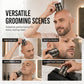 📢📢50 % RABATT !! ⏰2-i-1 smart elektrisk barbermaskin for skallede hoder og skjeggtrimmer med digitalt display