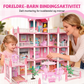 DIY Lysende prinsesseslott dukkehus