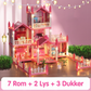 DIY Lysende prinsesseslott dukkehus