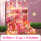 DIY Lysende prinsesseslott dukkehus