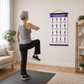 📢📢50 % RABATT !! ⏰Plakat med tai chi-øvelser for eldre