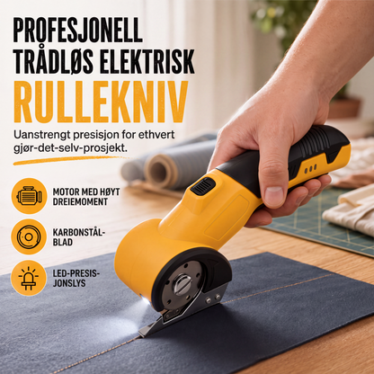 🎉 Salg i 2026 — Solgt over 28 900 enheter! ✂️ Batteridrevet flerfunksjonskutter – Kraftig, nøyaktig, trådløs ✨