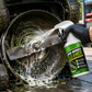 Hurtigvirkende rengjøringsspray for gressklippere